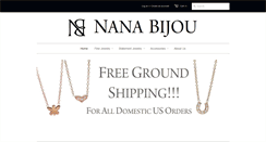 Desktop Screenshot of nanabijoujewelry.com